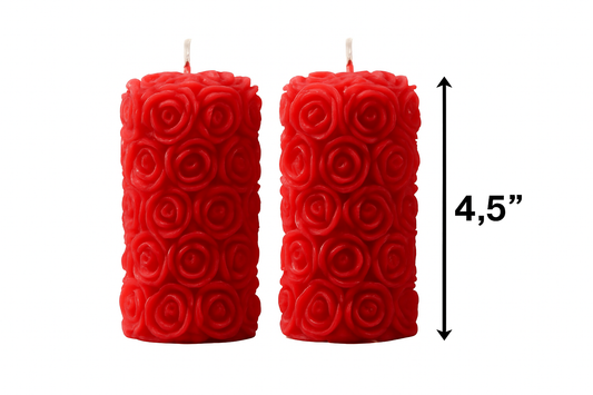 Rose candle ( Set of 2 )