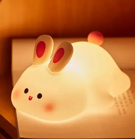 Cute Rabbit Night Light Lamp