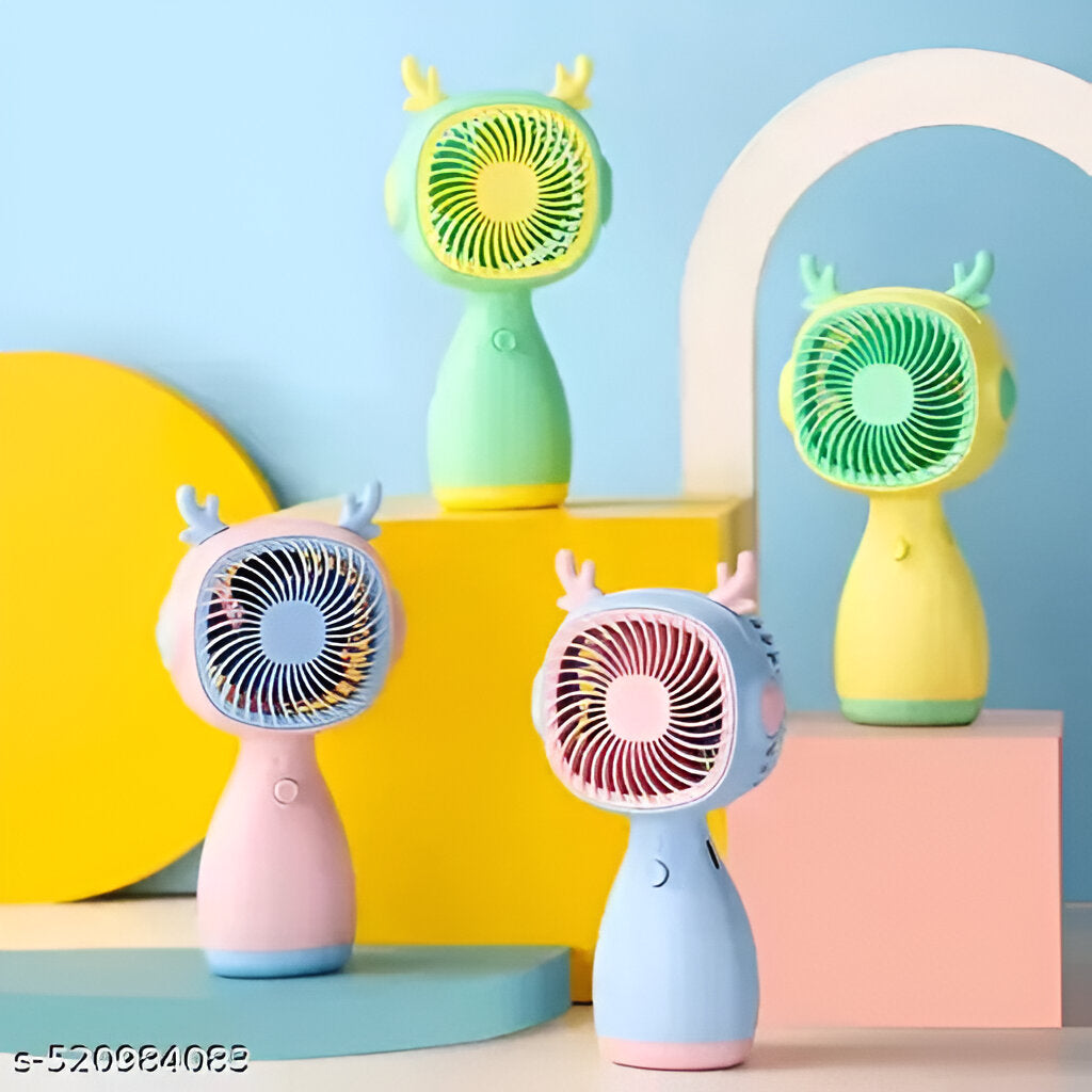 Mini Portable Usb Hand Fan or DC Fan - 3 Speed Modes Handheld Fan for Summer With Rechargable Hand fan| Portable Fan